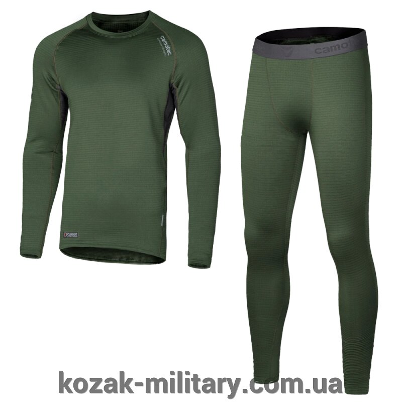 Термобілизна Polarheat Quadro Stretch Green (6624), L від компанії "КOZAK" military - фото 1