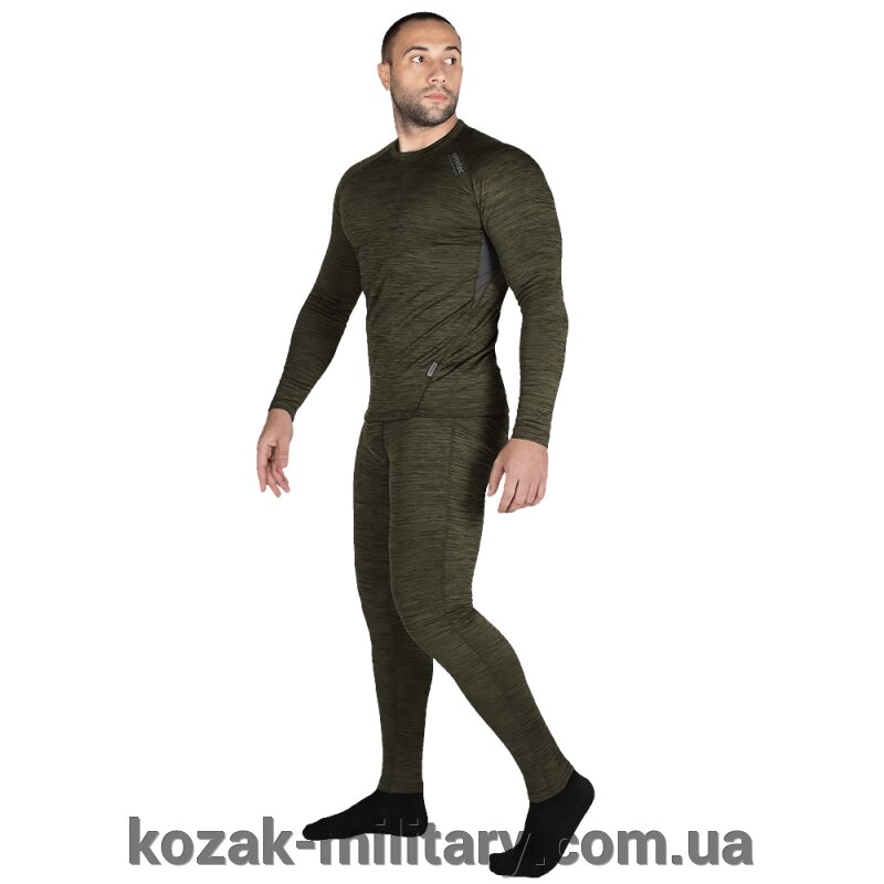 Термобілизна Polarheat Quadro Stretch Pro Melange Olive (5474), L від компанії "КOZAK" military - фото 1