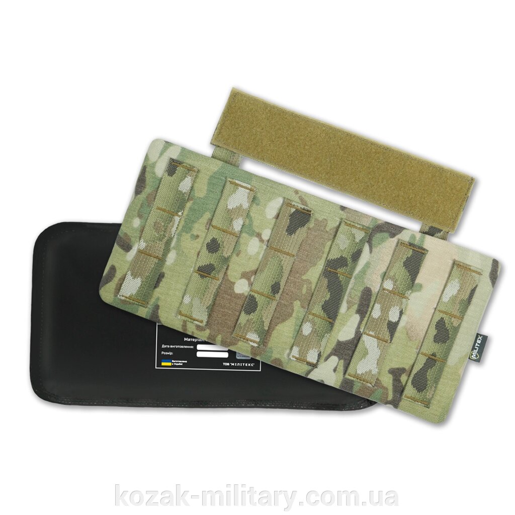 Захист попереку з балістичним пакетом 1 клас захисту Militex cordura USA Multicam від компанії "КOZAK" military - фото 1