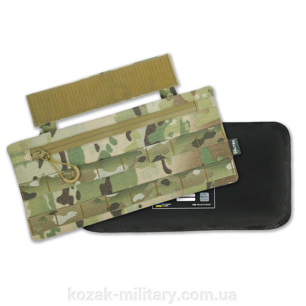 Захист живота (кишківник) з балістичним пакетом 1 клас захисту Militex cordura USA Multicam від компанії "КOZAK" military - фото 1