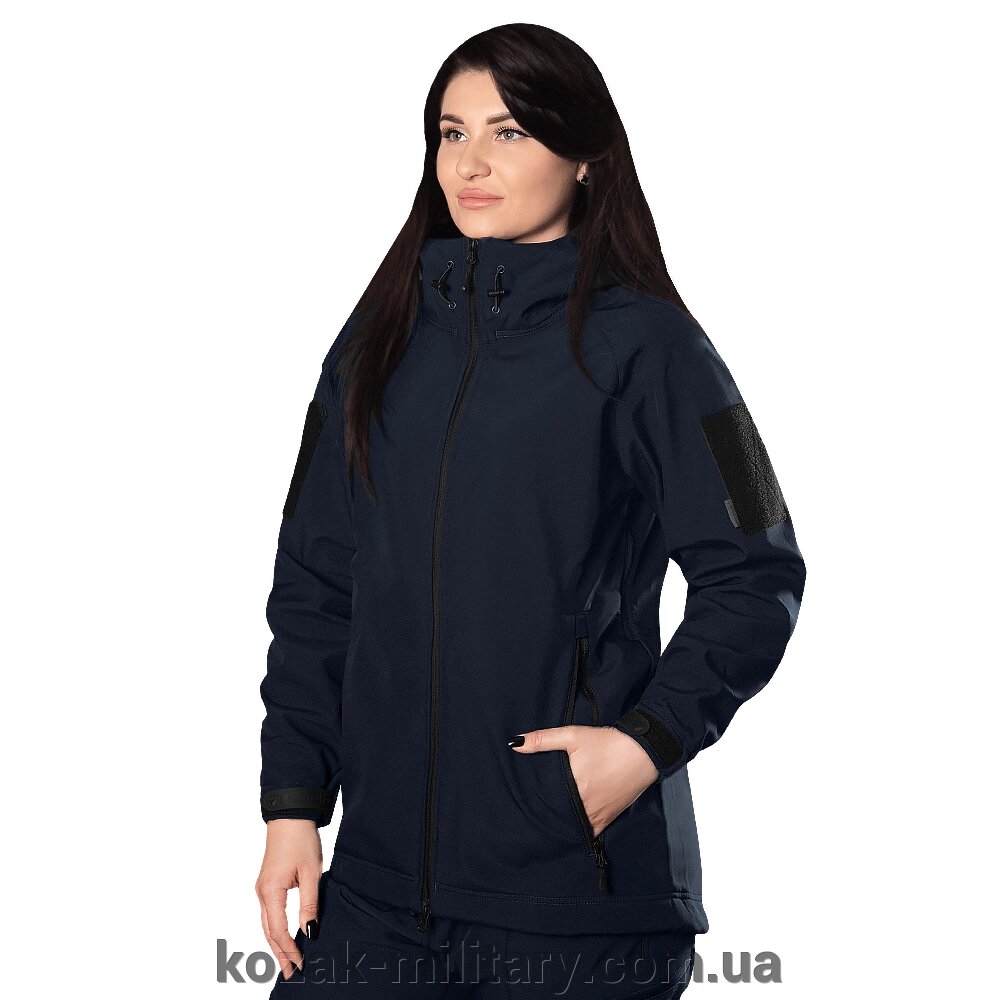 Жіноча куртка Stalker SoftShell Темно-синя (7443), XL від компанії "КOZAK" military - фото 1