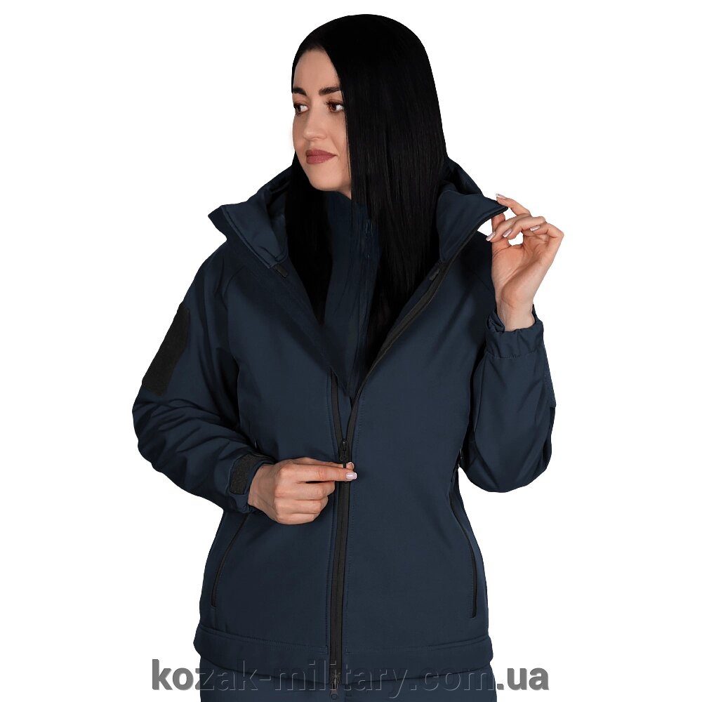 Жіноча куртка Stalker SoftShell Темно-синя (7443), XXXL від компанії "КOZAK" military - фото 1