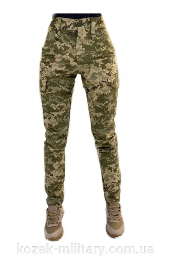 Жіночі тактічні штани "BAGIRA" ММ14 40 від компанії "КOZAK" military - фото 1