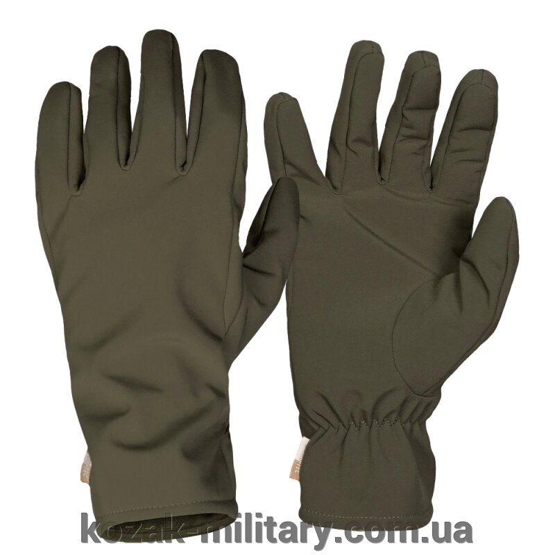 Зимові рукавички SoftShell 2.0 Olive (5877), L від компанії "КOZAK" military - фото 1