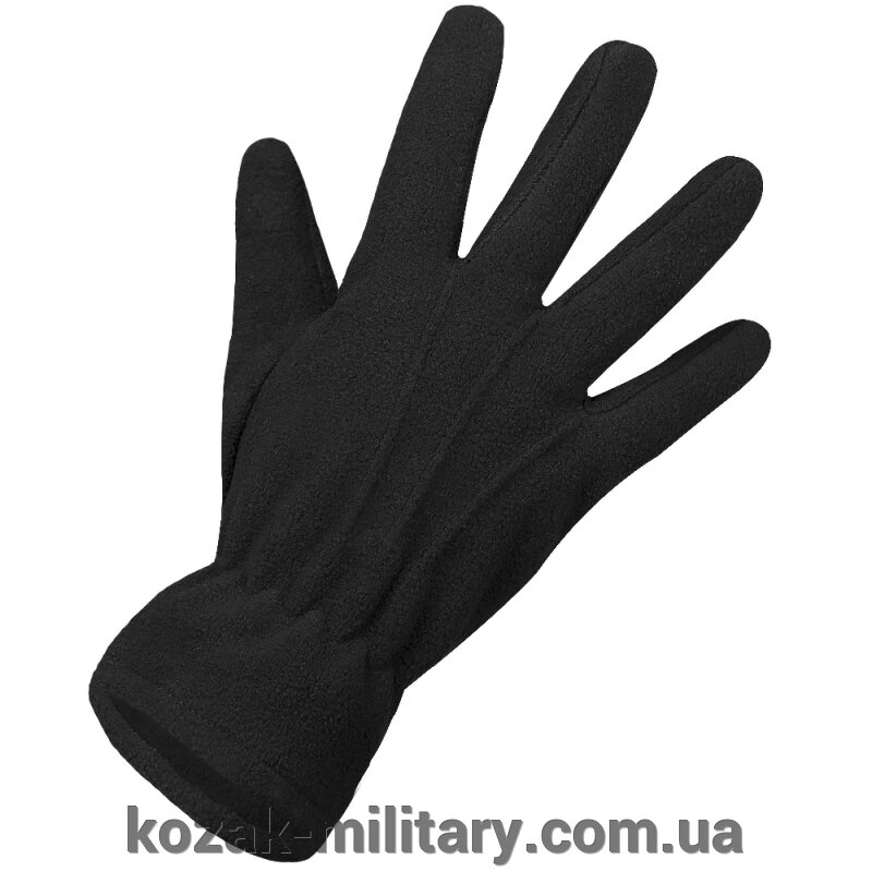 Зимові рукавички Universal Black (1052) від компанії "КOZAK" military - фото 1