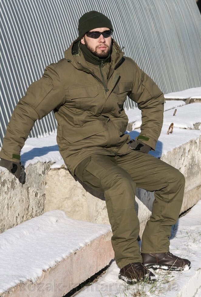 Зимовий Костюм-гірка з підстібками "Тренд М-65", 100% х / б намет + синтепон від компанії "КOZAK" military - фото 1