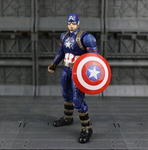 Фігурка Капітана Америки, Месники, Класичний Капітан Америка 17см!