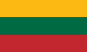 Прапор Литви 150х90 см. Литовський прапор поліестер RESTEQ. Lithuanian flag