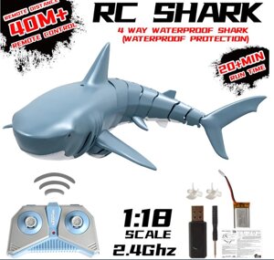 Інтерактивна акула, дитяча іграшка на радіокеруванні Shark, іграшка для ванни