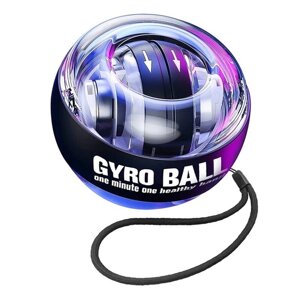 LED Гіробол з підсвічуванням Gyro Ball. Гіроскопічний тренажер для рук. Еспандер Gyroscopic Powerball