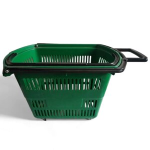 Пластикові кошики для магазину, супермаркету, кошики купівельні