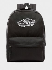 Рюкзак Vans чорний із аплікацією 22 л. Vans Realm Backpack Black