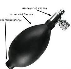 Груша із металевим клапаном Microlife