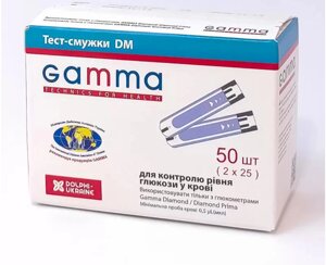 Тест смужки гамма DM