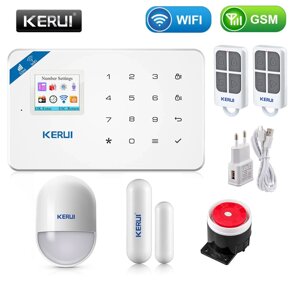 Комплект бездротової gsm WiFi сигналізації датчики нового зразка Kerui W18