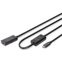 Дата кабелю USB-з M\F 10.0m USB3.2 gen1 active 5G digitus (DA-73109)