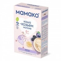 Дитяча каша MAMAKO на козячому молоці вівсяна з чорносливом 200 г (4670017090033)