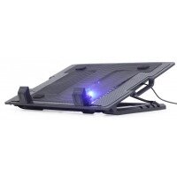 Підставка до ноутбука Gembird до 17\1x150 mm fan, black (NBS-1F17T-01)