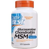 Вітамінно-мінеральний комплекс Doctor's Best Глюкозамін & Хондроитин & МСМ, OptiMSM, 120 капсул (DRB-00080)