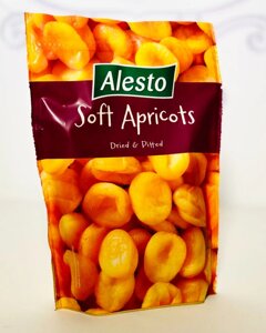 Абрикоси сушені Alesto Soft Apricots Dried&Pitted курага без кісточок 200г