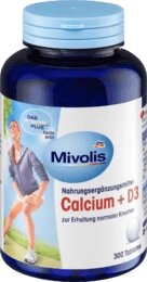 Біологічно активна домішка Das gesunde Plus Calcium + D3 Tabletten, Кальцій + Вітамін D3