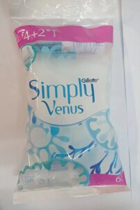 Бритви для гоління Gillette Simply Venus жіночі одноразові 6шт