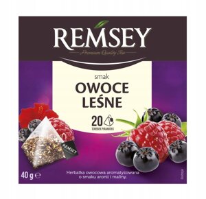 Чай в пірамідках фруктовий Remsey Pyramid Premium quality tea Лісові Ягоди 20шт 40г