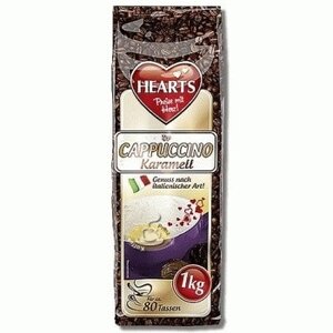 Hearts Cappuccino Karamell — капучино со вкусом карамели, 1000 гр.