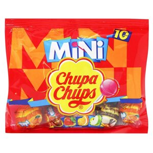 Карамель на палочках Міні Chupa Chups Mini 10шт чупа чупс фруктовий мікс 60г