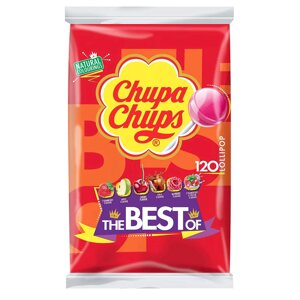 Карамель на палочках Набір Perfetti Chupa Chups the Best Of 120шт чупа чупс асорті мікс 1440г