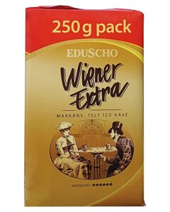 Кава мелена Eduscho Wiener Extra Ground Coffee 250g 100% Робуста (Едушо Вінер Екстра)