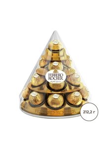 Цукерки Подарунок Ferrero Rocher the Golden Experience Пірамідка фереро роше Золотий досвід 212г