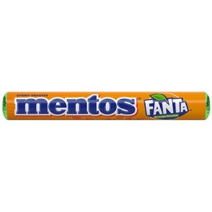 Цукерки жувальні Mentos Fanta фанта 20шт 37г