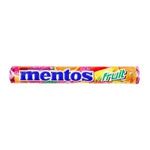 Цукерки жувальні Mentos Fruit фруктове асорті 20шт 37г