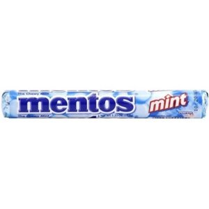 Цукерки жувальні Mentos Mint мята 20шт 37г