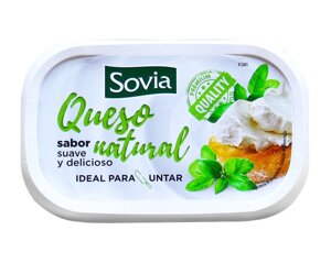 Крем сир для бутербродів Sovia Queso natural паста для намащування 300г