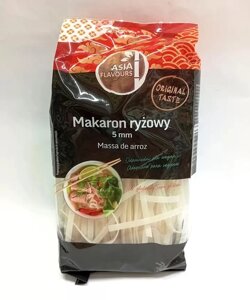 Макарони з рису без глютену Asia Flavours makaron ryzowy Локшина рисова 200г