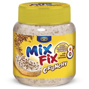 Молочна крем паста Kruger Mix Fix crunchy з гранулами какао Біла 350г