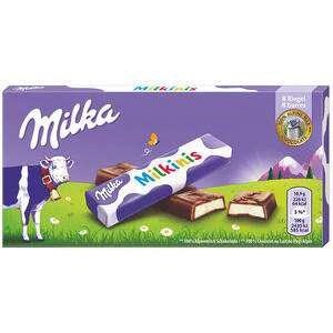 Молочний дитячий шоколад Milkinis Milka в стиках