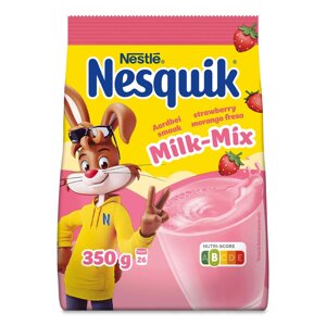 Напій розчинний Nesquik Milk-Mix зі смаком полуниці 350г