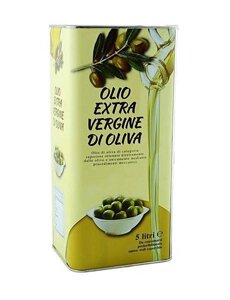 Оливкове масло першого холодного віджиму Olio Extra-Vergine di oliva 5 л