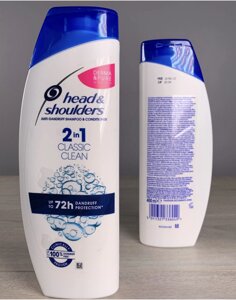 Шампунь проти лупи та кондиціонер Head&Shoulders Classic Clean 2в1 Основний догляд 400мл