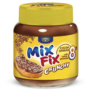 Шоколадна крем паста Kruger Mix Fix crunchy з гранулами какао 350г