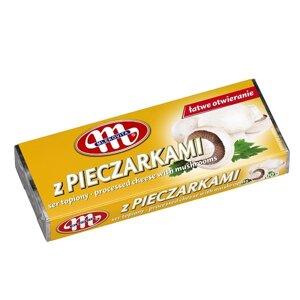 Сир Mlekovita z pieczarkami плавлений з шампіньонами 100г