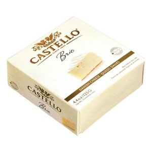 Сир брі Castello Brie Danish Cheese в білій цвілі 125г