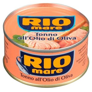 Тунець в оливковій олії Rio Mare All"Olio di oliva 80 г