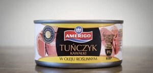 Тунець У Рослинному Олії Amerigo Tunczyk Kawalki