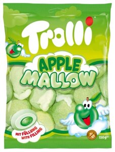 Зефір Trolli Apple Mallow Marshmallow маршмелоу з яблучною начинкою 150г