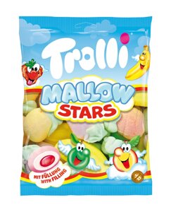 Зефір Trolli Mallow Stars Marshmallow маршмелоу у формі іграшкових фруктів 150г