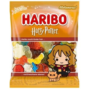 Желейні цукерки Haribo Harry Potter Alohomora Wingardium LeviOsa Левіоса фруктовий мікс 160г